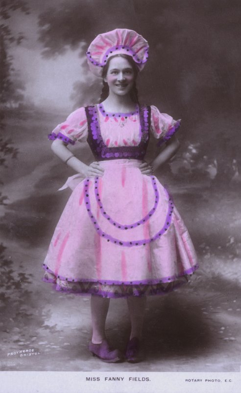 Fanny Fields, amerikansk teaterskuespillerinde (farvet foto) af European Photographer