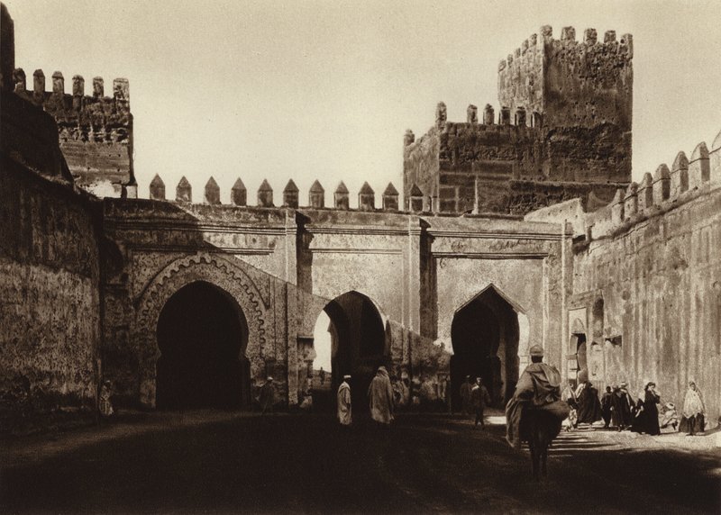 Fez, Andalusiernes moské (s/h-foto) af European Photographer