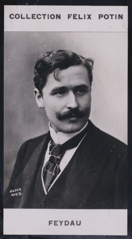 Georges Feydeau (1863) (s/h-billede) af European Photographer
