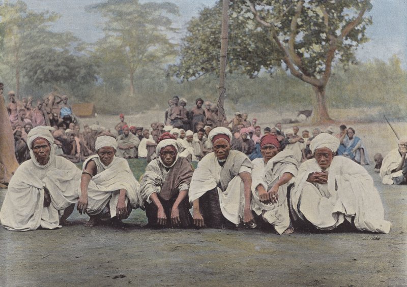 Gruppe af muslimer i Ketou af European Photographer