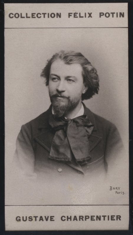 Gustave Charpentier (1860) (s/hvid foto) af European Photographer