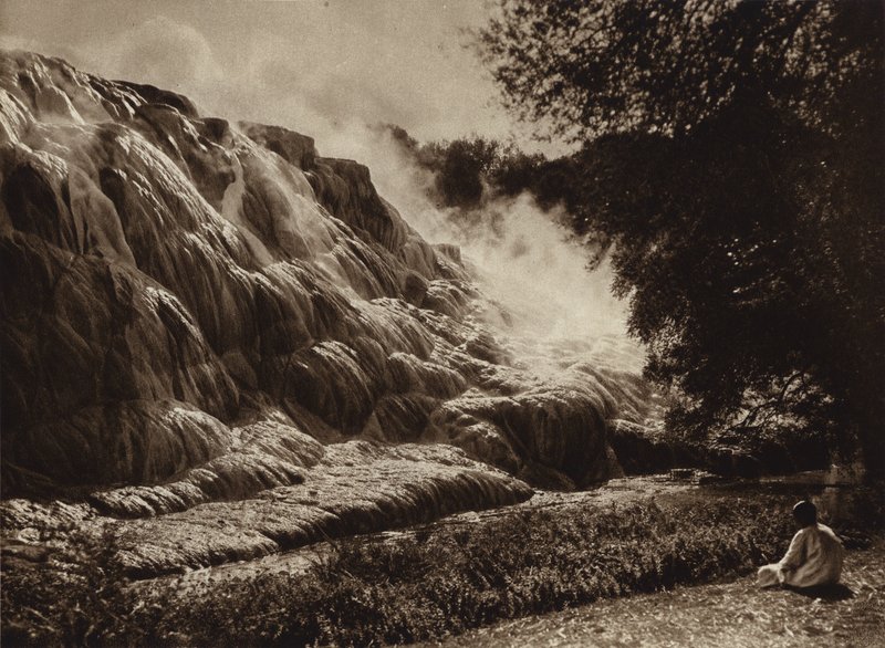 Hammam Meskoutin, De varme kilder (s/h-foto) af European Photographer