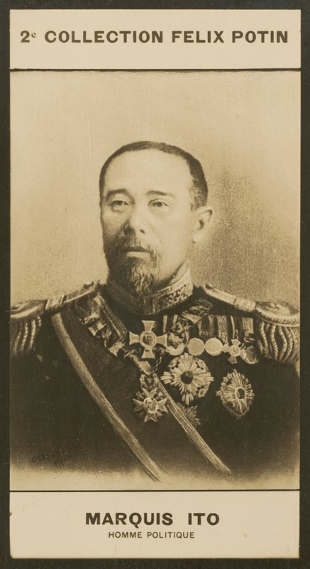 Hirobumi Marquis Ito, politiker af European Photographer