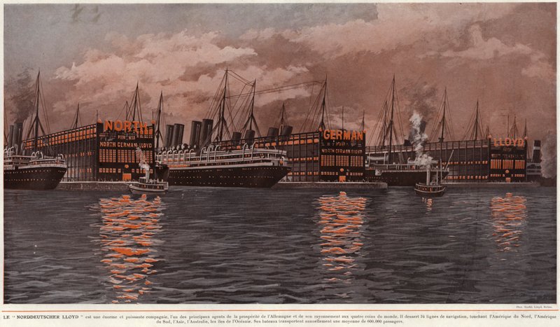 Le "Norddeutscher Lloyd" (s/h foto) af European Photographer