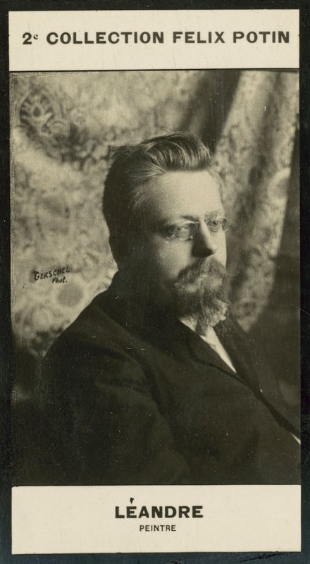 Leandre, maler (s/h foto) af European Photographer