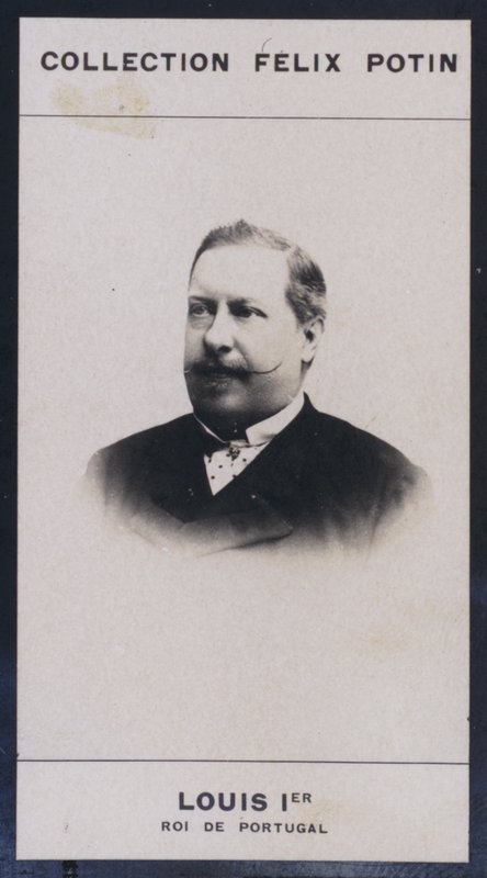 Ludvig I, konge af Portugal (1838-1889) (s/h foto) af European Photographer