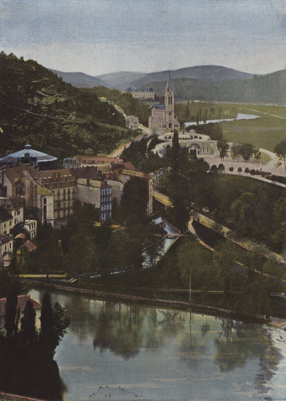 Lourdes, Udsigt fra Slottet af European Photographer
