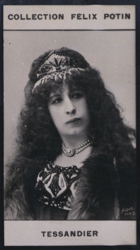 Madame Aimee Tessandier (1851) (s/h foto) af European Photographer