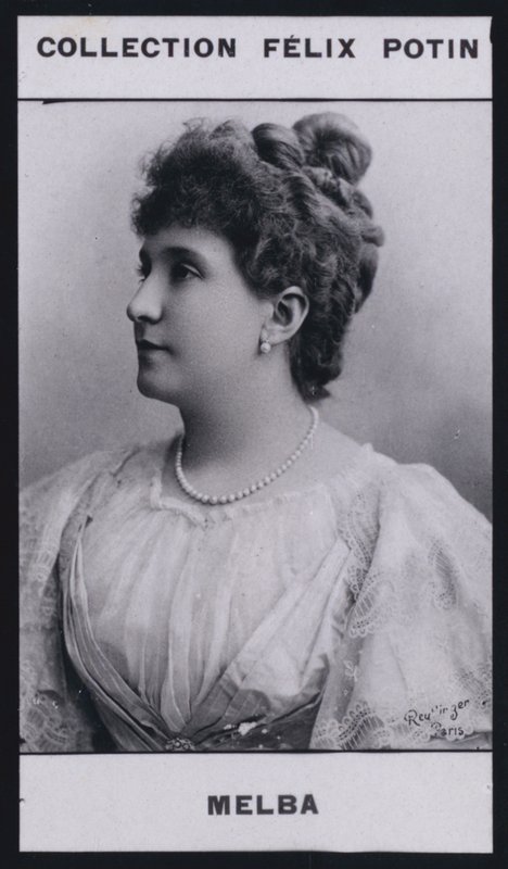 Madame Nelly Melba (1860) (s/h-foto) af European Photographer