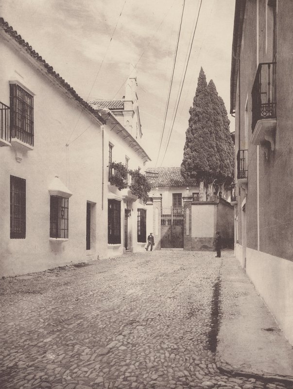 Pres huse i Calle de Gameros, Ronda (s/h-foto) af European Photographer