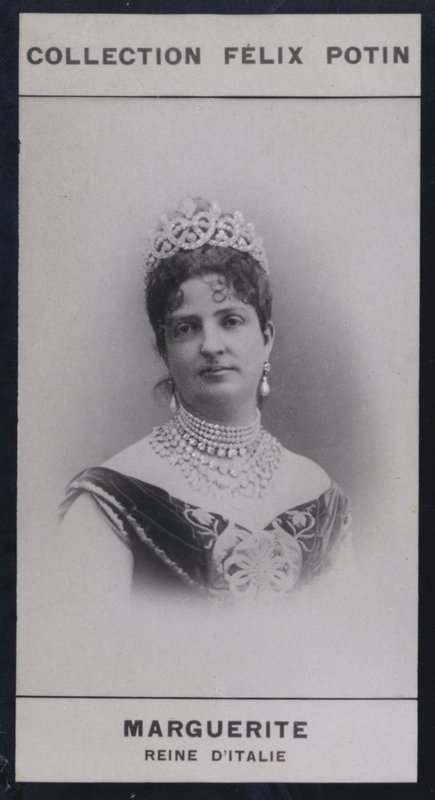 Marguerite, enkedronning af Italien (1851) (s/h-foto) af European Photographer