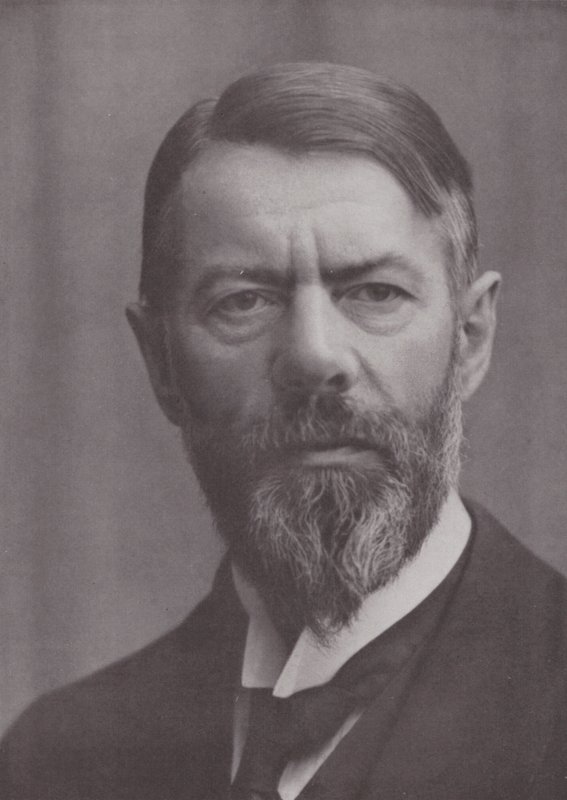 Max Weber, tysk historiker og økonom (s/h-foto) af European Photographer