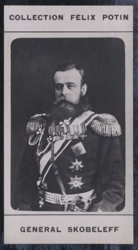 Michael-Dimitrievitch Skobeleff (1843-1882) (s/h-foto) af European Photographer