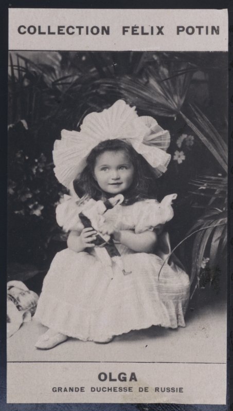Olga, storhertuginde af Rusland (1895) (s/h foto) af European Photographer