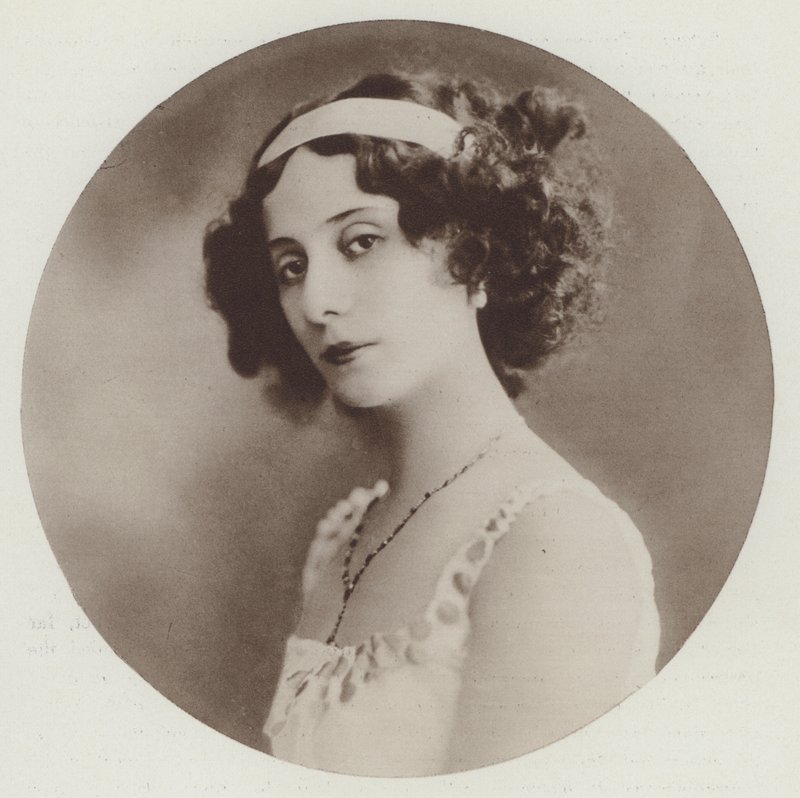 Pavlova i 1910 (s/h-foto) af European Photographer