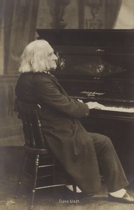 Portræt af Franz Liszt af European Photographer
