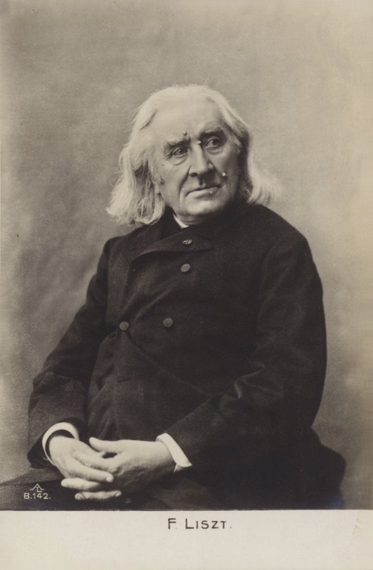 Portræt af Franz Liszt af European Photographer