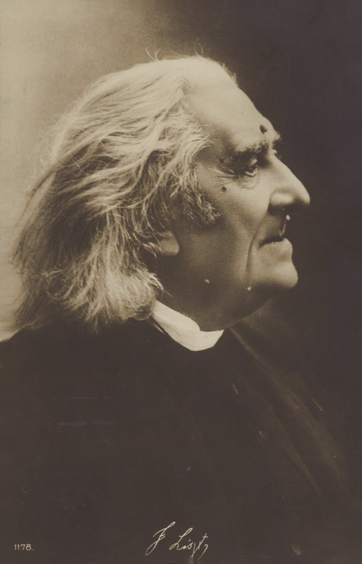 Portræt af Franz Liszt af European Photographer