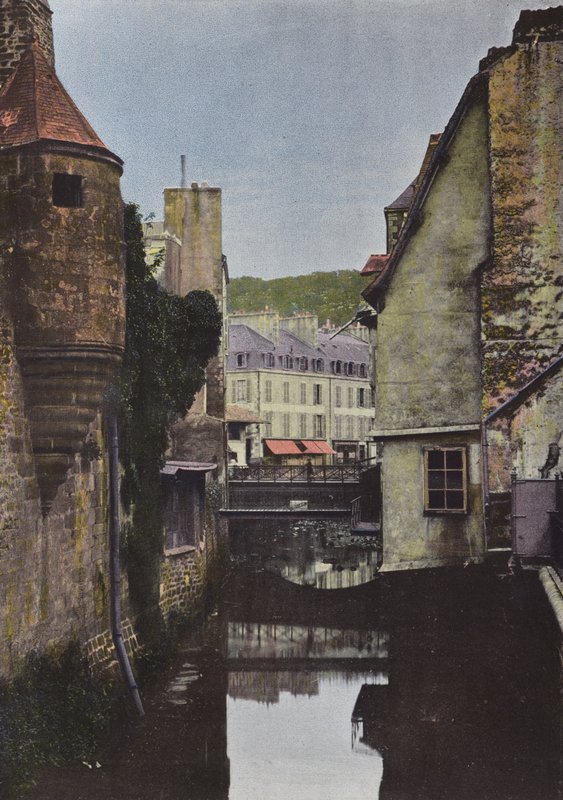 Quimper, gamle huse Rue Du Pichery af European Photographer