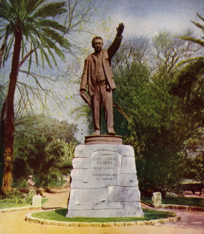 Rhodos-statue, Botanisk Have, Cape Town (foto) af European Photographer