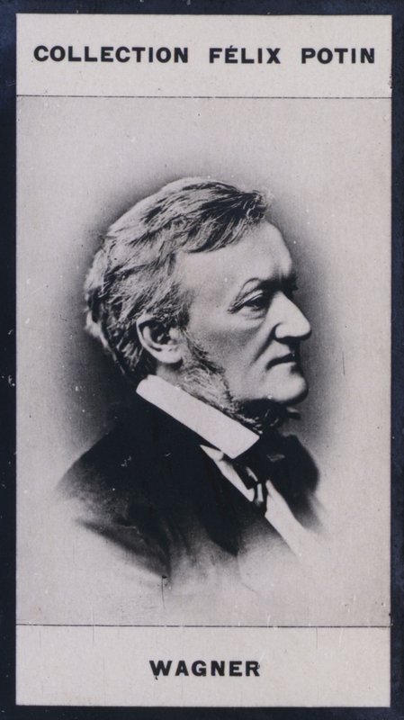Richard Wagner (1813-1883) (s/h-foto) af European Photographer