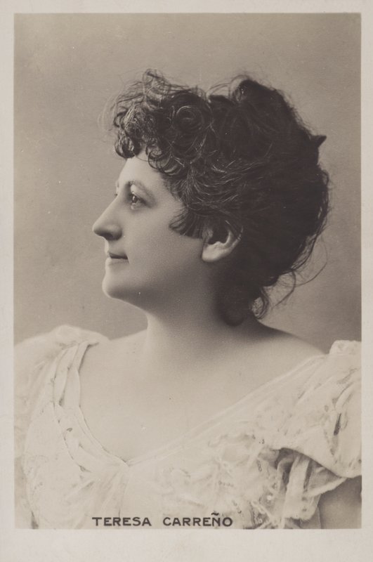 Teresa Carreno, venezuelansk pianist, sanger, komponist og dirigent af European Photographer
