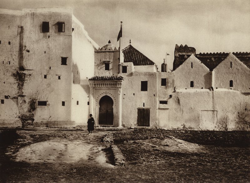 Tetuan, udsigt over den gamle bydel (s/h-foto) af European Photographer