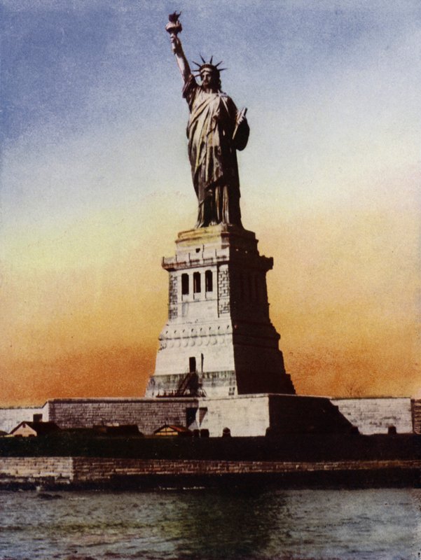 Frihedsgudinden, New York Harbor (foto) af European Photographer