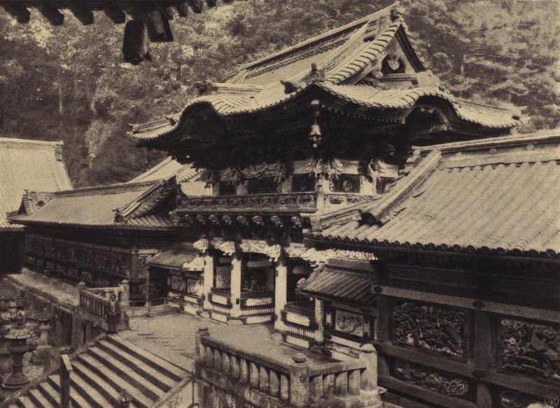 Toshogu, Nikko, Yomeimon (s/h p Hoto) af European Photographer