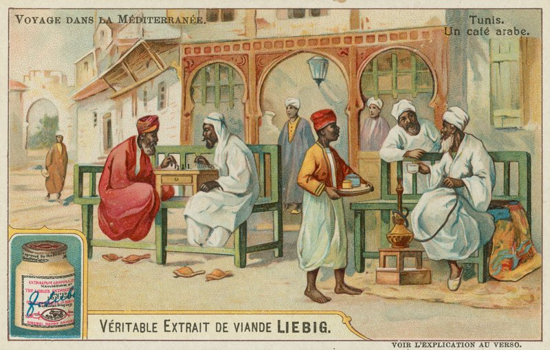 En cafe i Tunis af European School