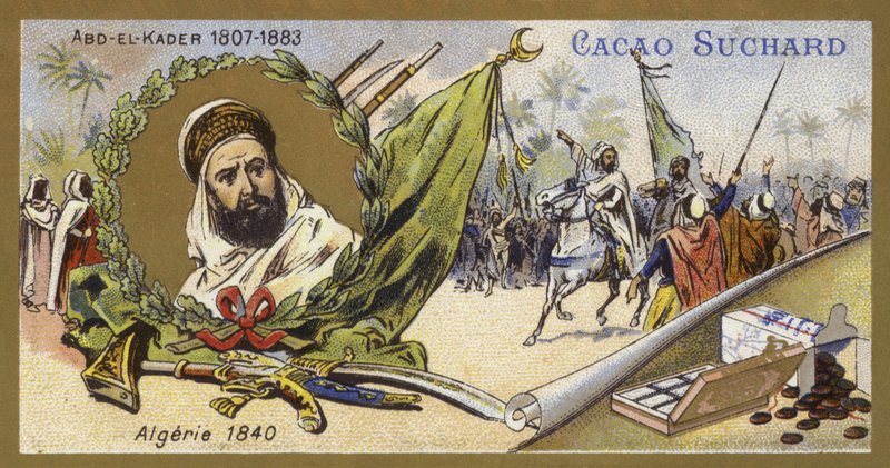 Abdelkader El Djezairi, algerisk sufi-helgen og militærleder, 1840 af European School