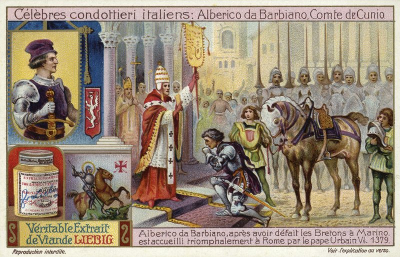 Alberico da Barbiano, Count of Cunio  af European School