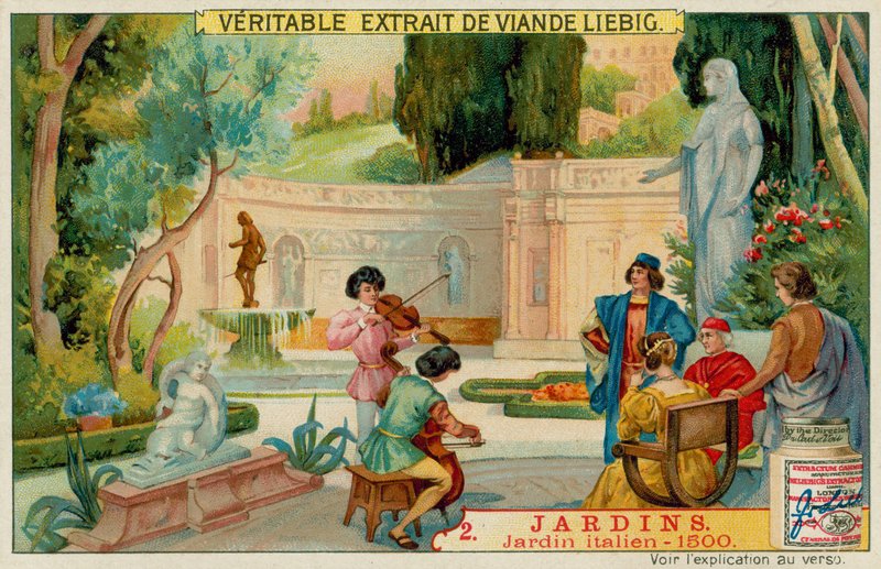 En italiensk have fra 1500-tallet af European School