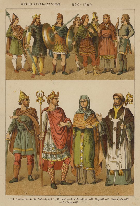 angelsaksere, 500-1000 (farvemedlemmer) af European School