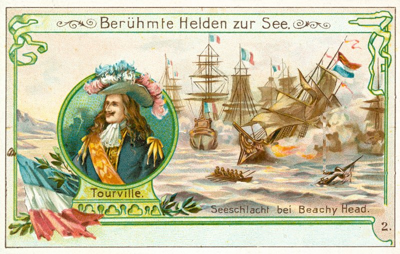 Anne Hilarion de Tourville, fransk admiral, og slaget ved Beachy Head af European School