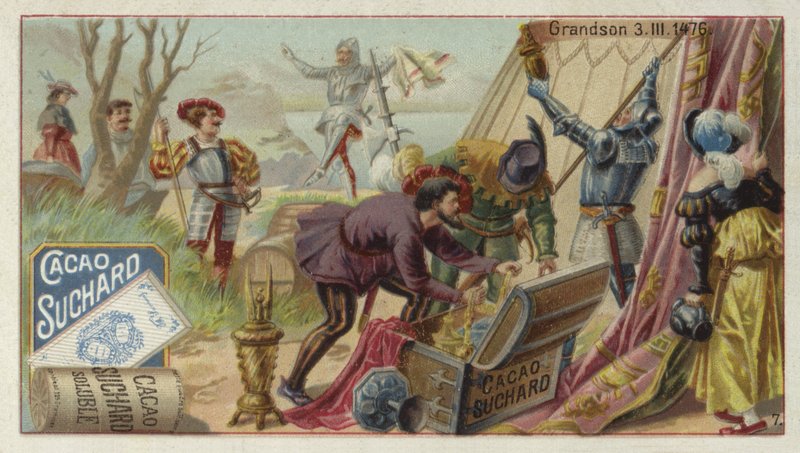 Slaget ved Grandson, Schweiz, 3. marts 1476 af European School