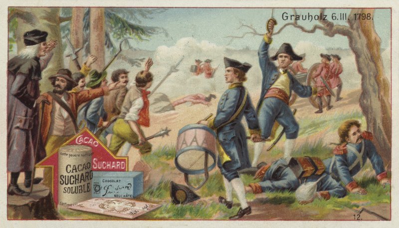 Slaget ved Grauholz, Schweiz, 6. marts 1798 af European School