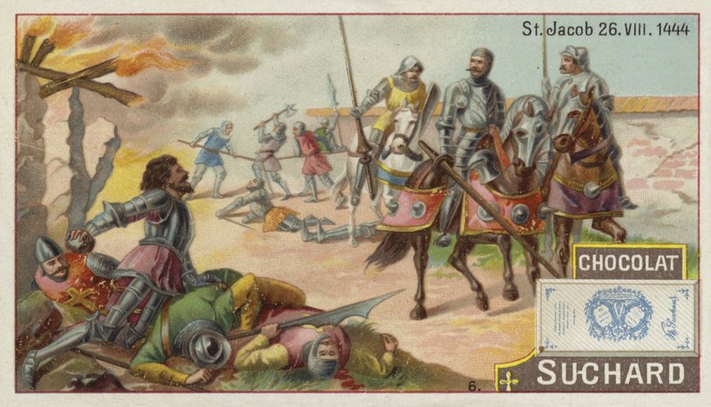 Slaget ved St Jakob an der Birs, Schweiz, 26. august 1444 af European School