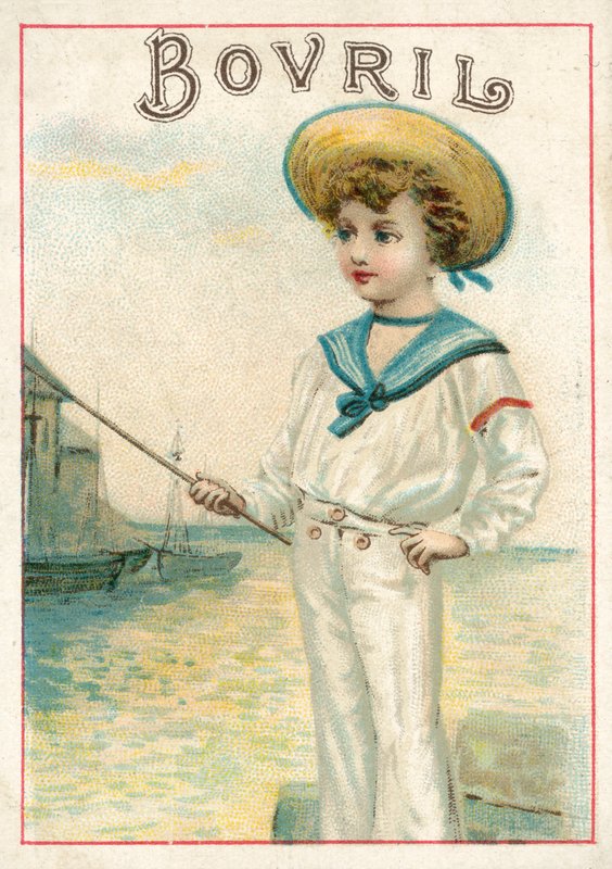 Dreng i sømandsdragt (chromolitho) af European School