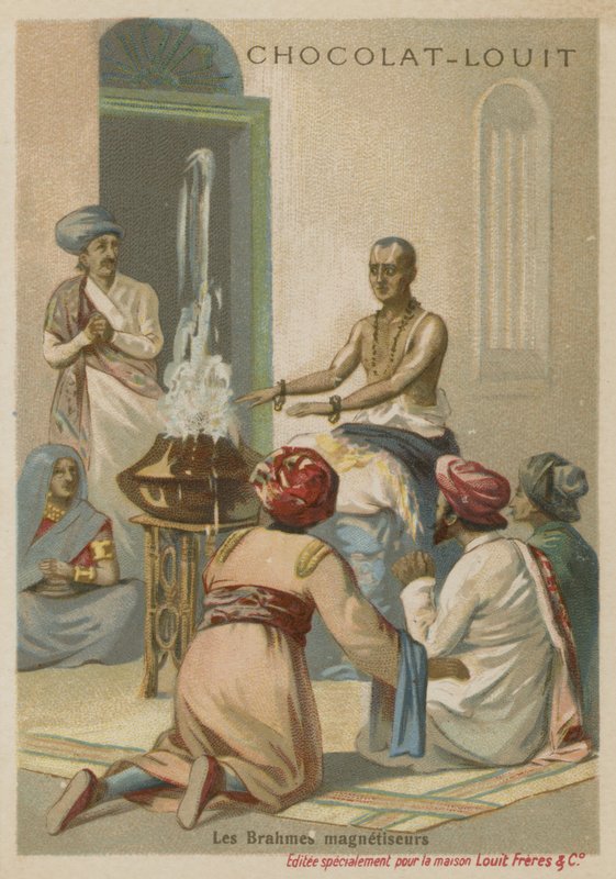 Brahmin, der rejser vand ved magnetisme, Indien af European School