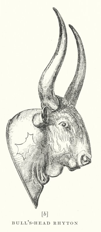 Tyrehoved Rhyton (litografi) af European School