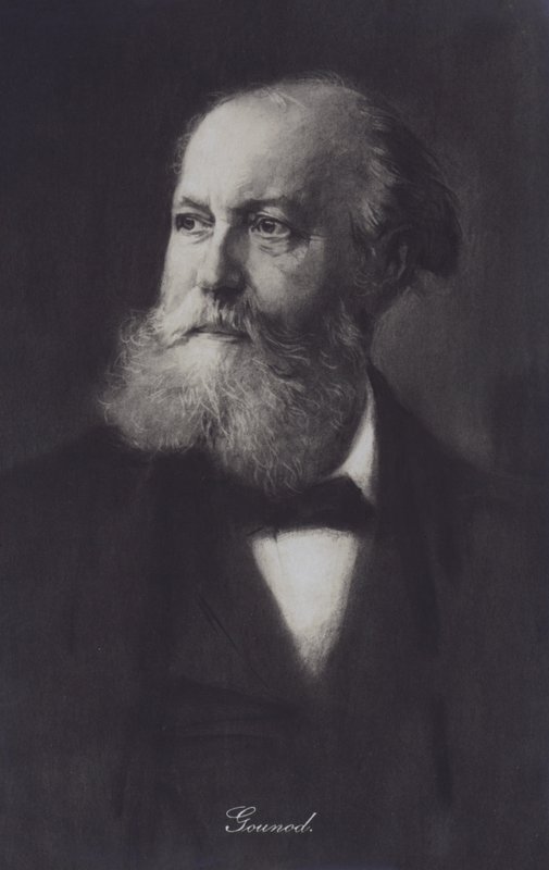 Charles Gounod, fransk pianist og komponist (litho) af European School
