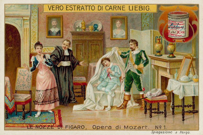 Cherubino, Greven, Susannah og Basilio af European School
