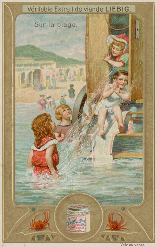 Børn i en bademaskine af European School