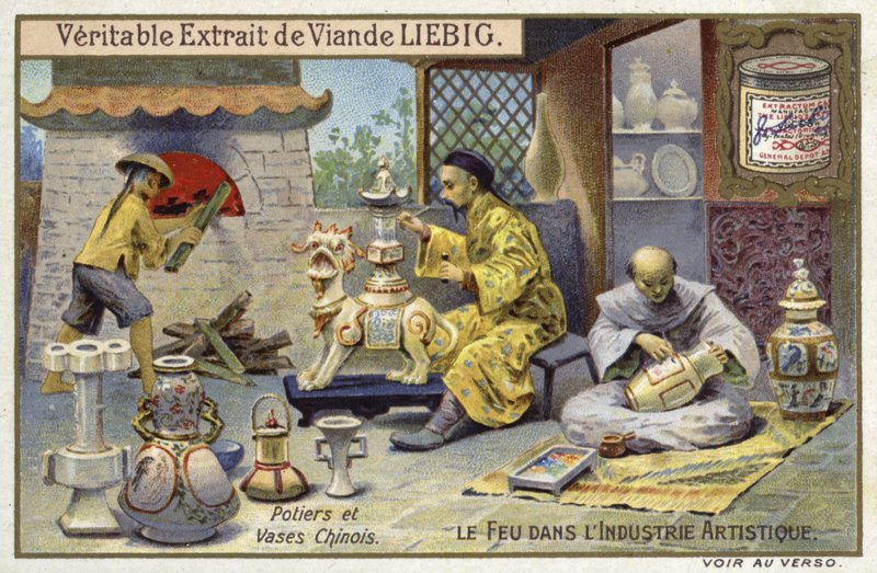 Chinese potters  af European School