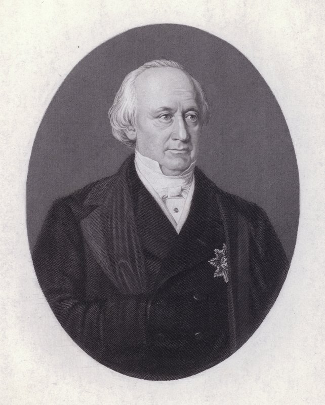 Christian Karl Josias von Bunsen, tysk diplomat og lærd (gravering) af European School