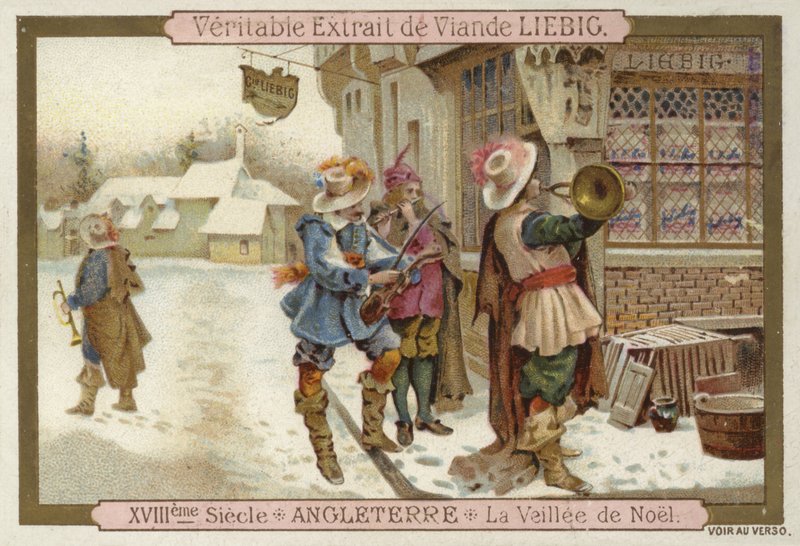 Juleaften i England, 1700-tallet af European School
