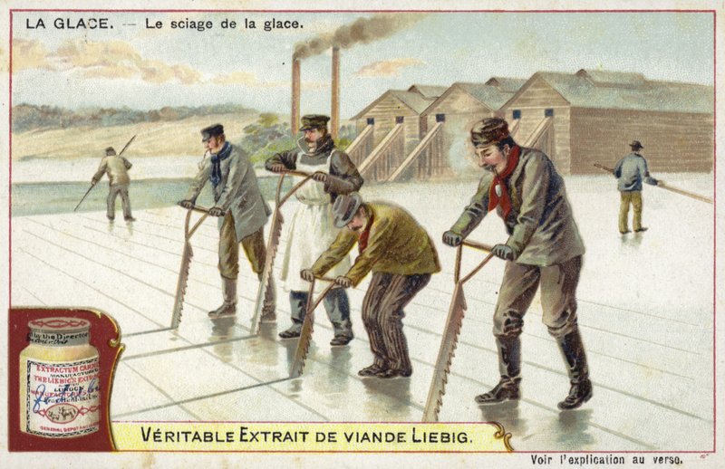 Cutting ice with saws  af European School