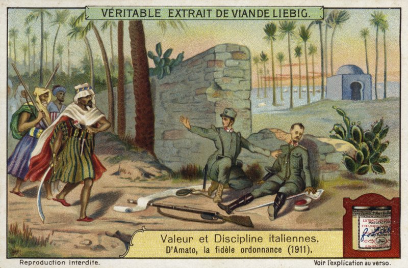 DAmato, the faithful orderly, 1911  af European School