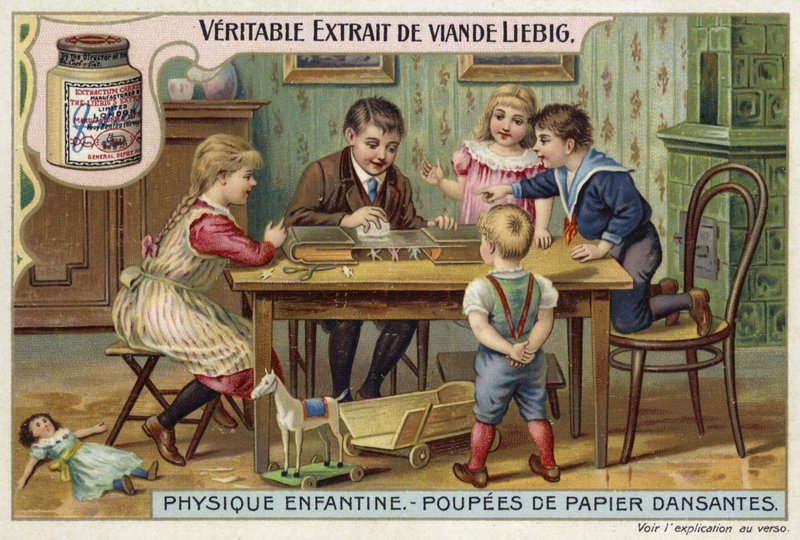 Dancing paper dolls  af European School